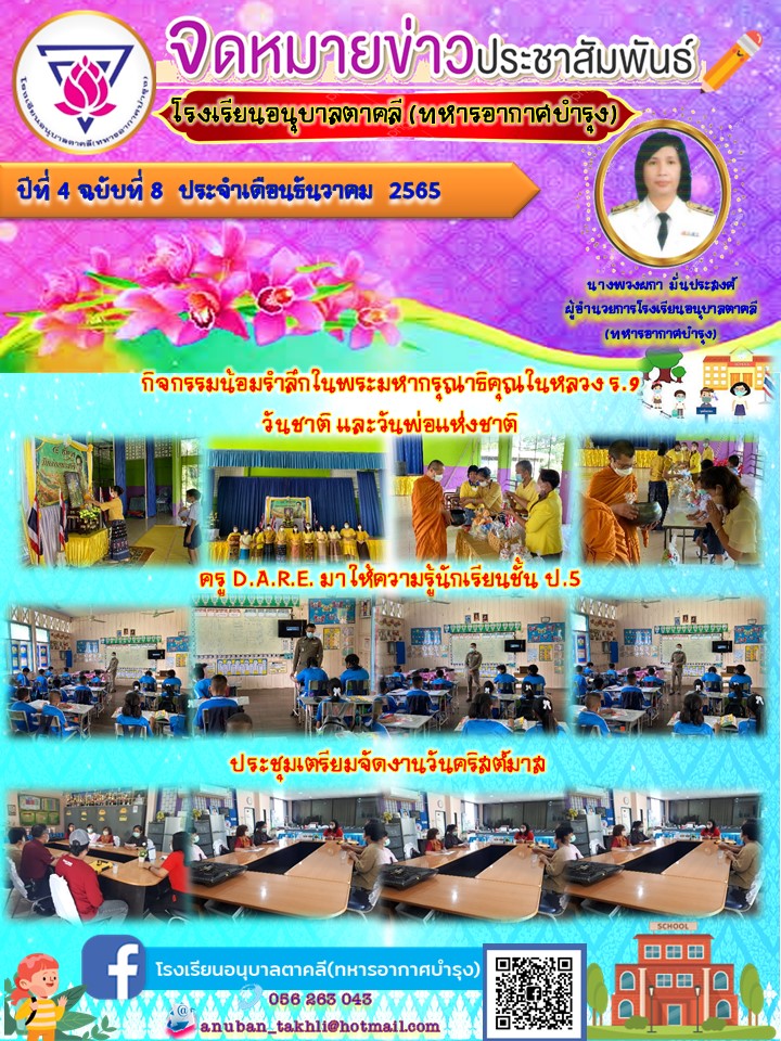 จดหมายข่าวฉบับที่8เดือนธันวาคม65